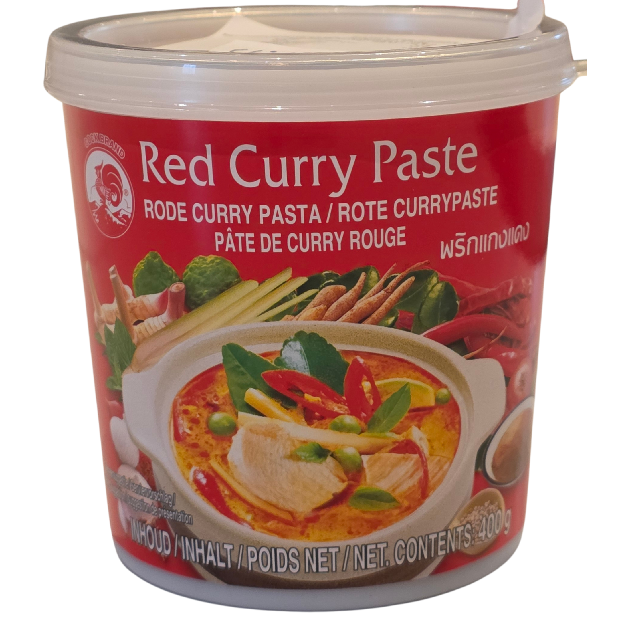 Curry Paste Red Cock Brand (400g.)