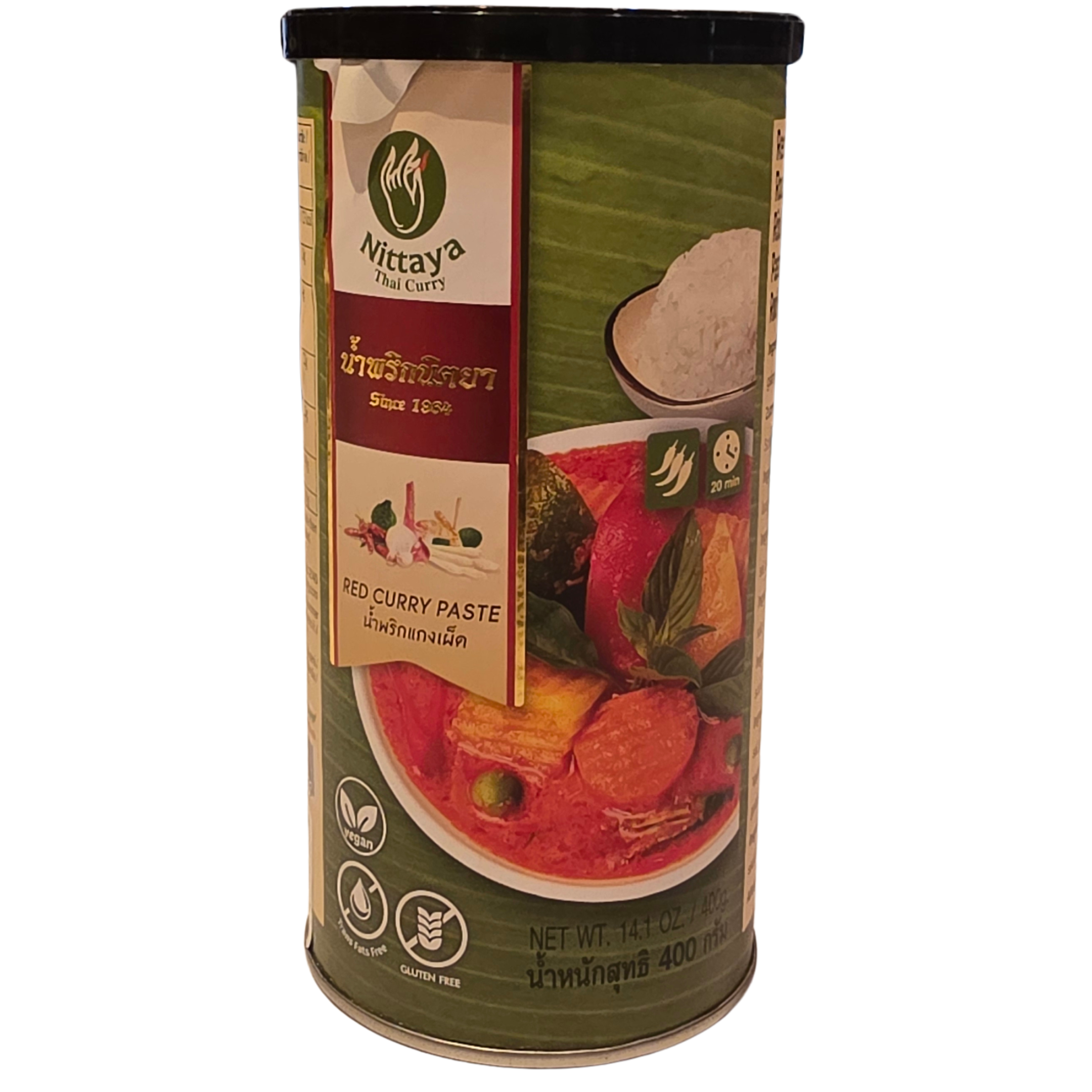 NITTAYA  Curry Paste Red Vegan (400g.)