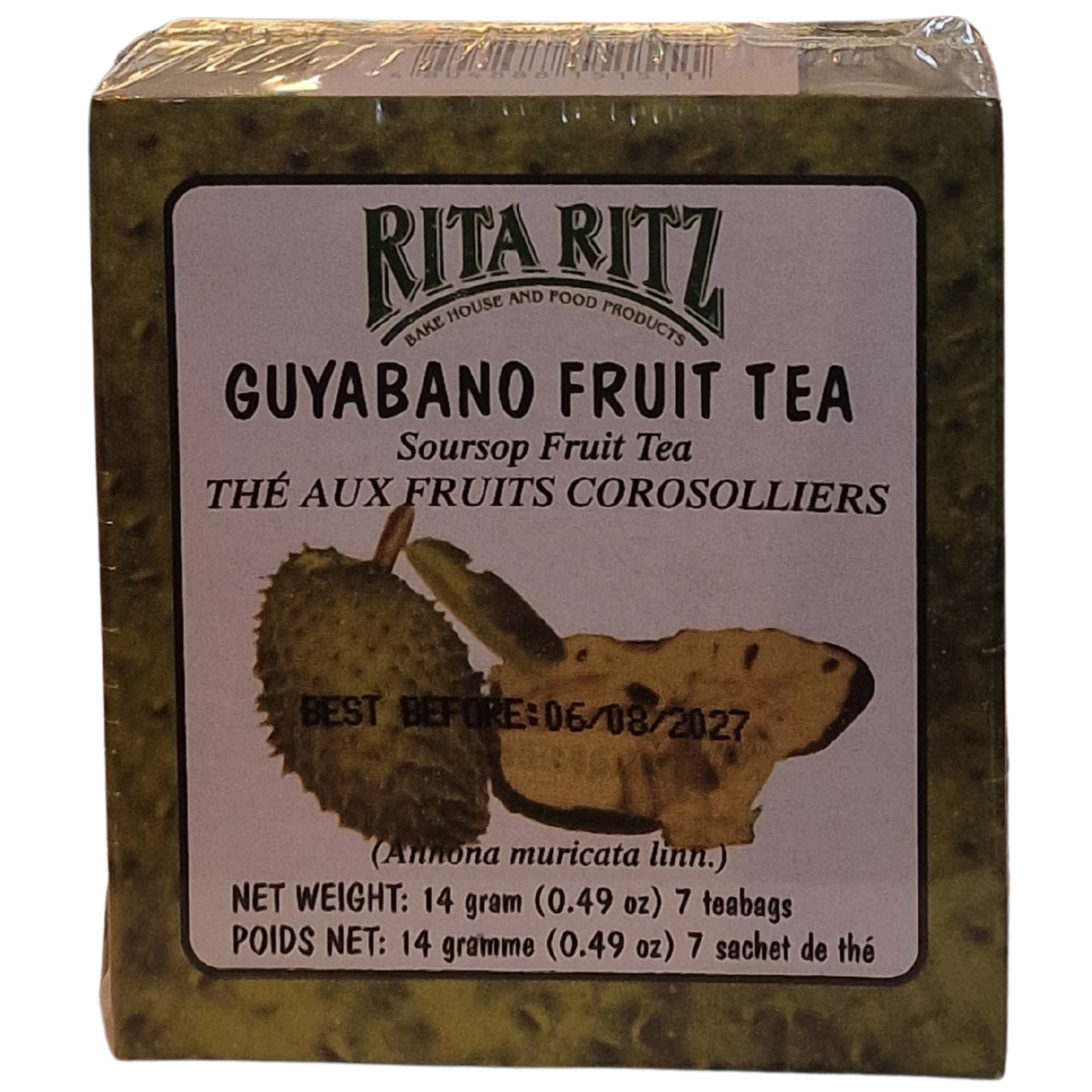 Rita Ritz - Guyabano Tea 14g – Pilar Asian Mart