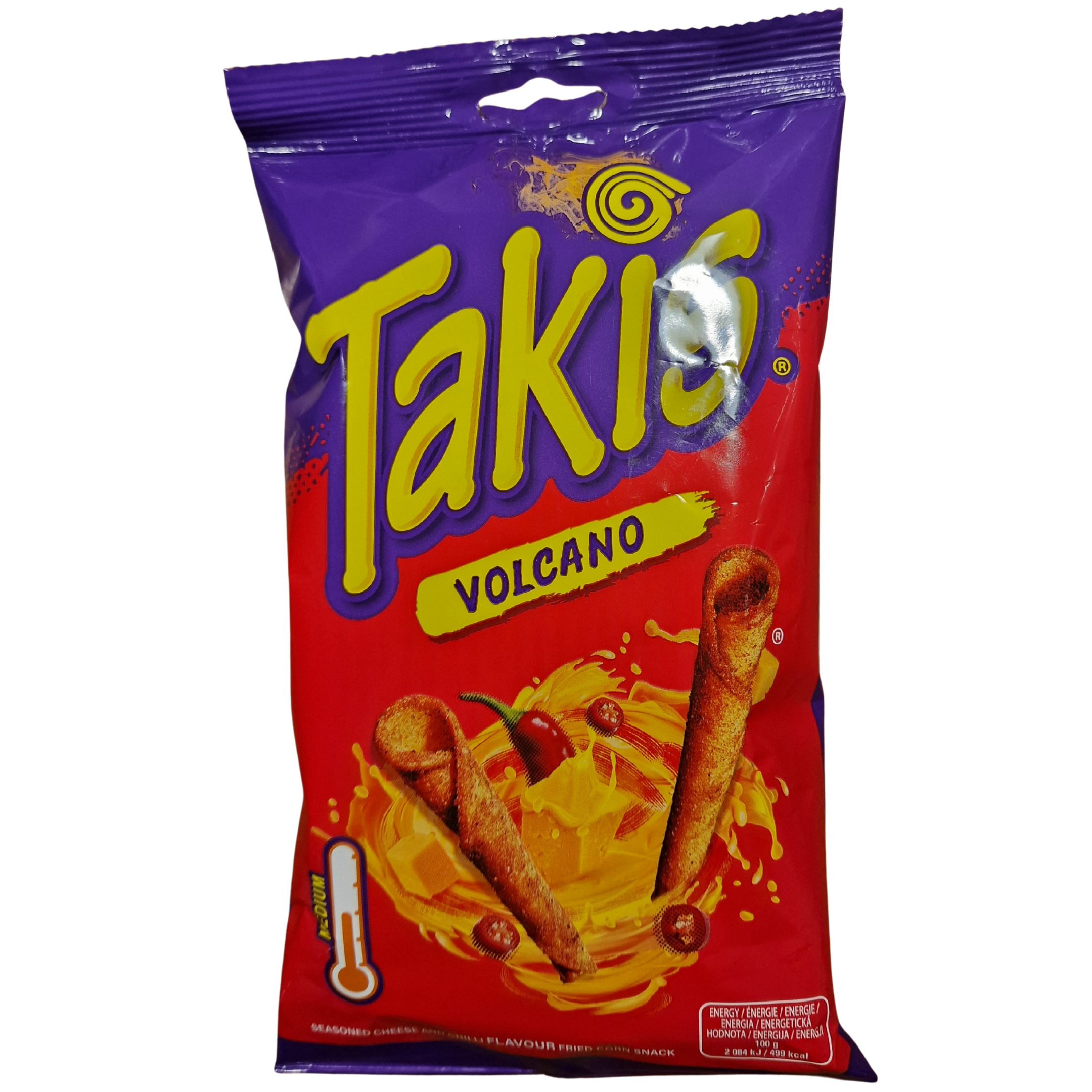 TAKIS  Corn Snack Cheese Queso Volcano (100g.)