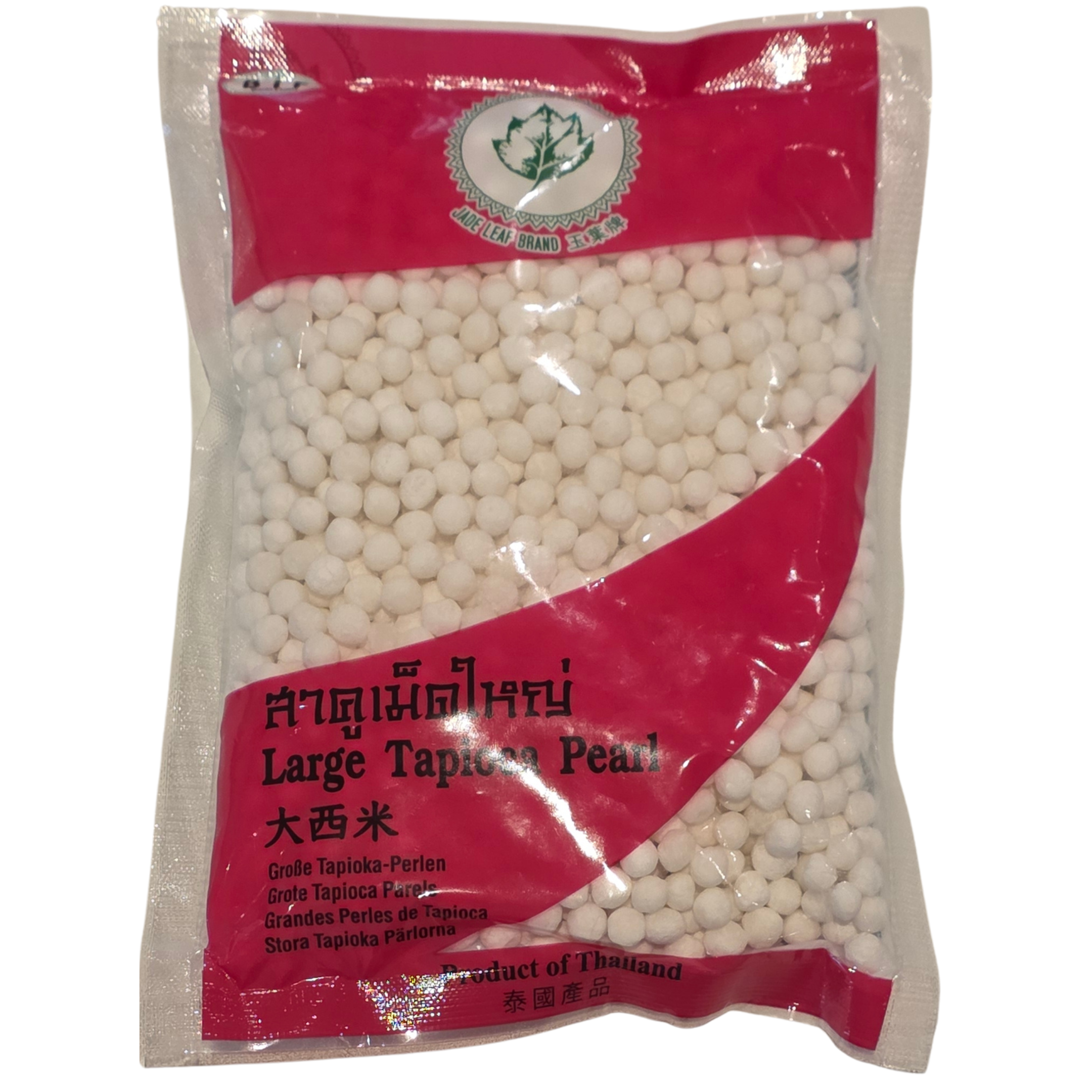 JADE LEAF BRAND  Tapioca Pearls White Large (400g.)