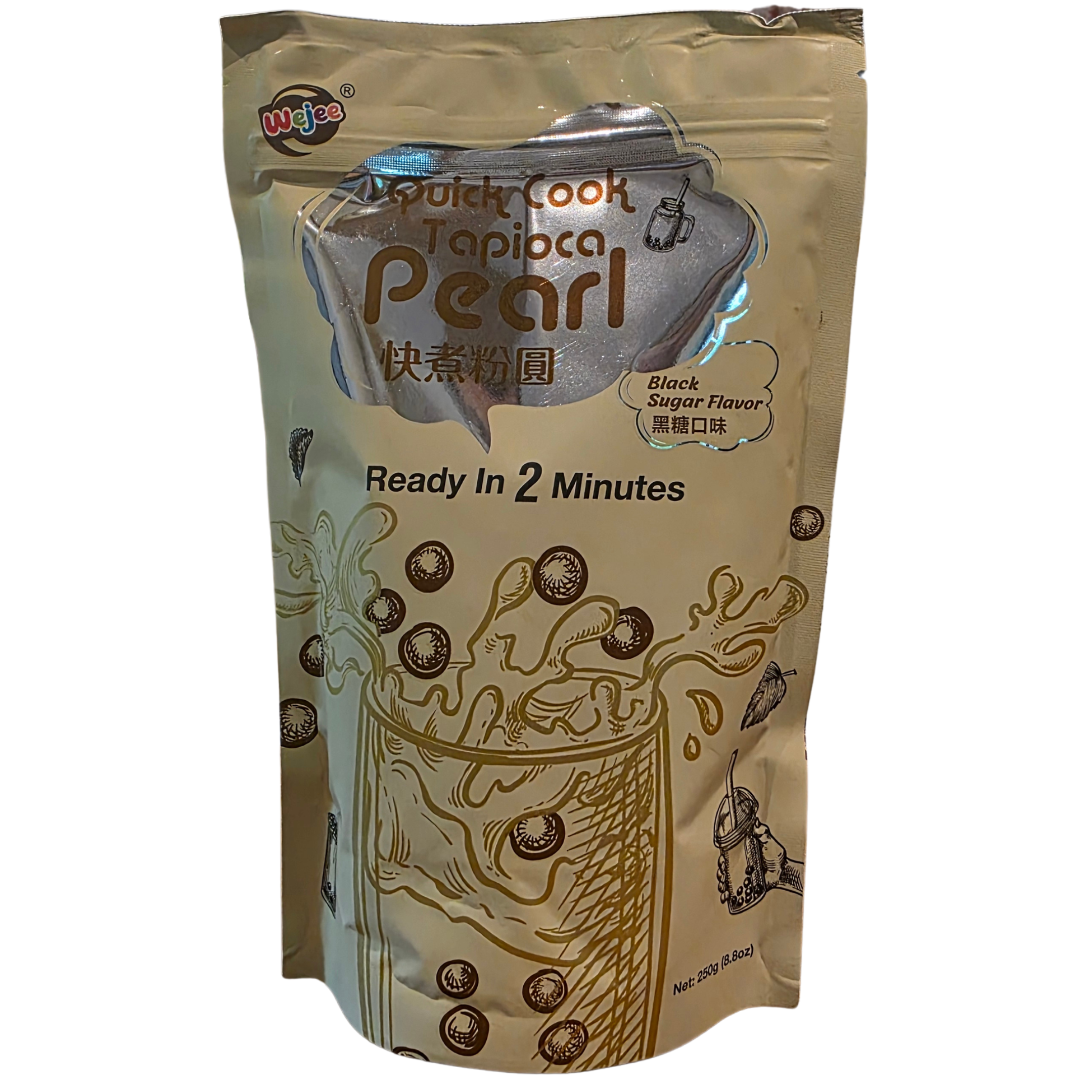 Tapioca Pearls Brown Sugar Flavour WEJEE (250g.)