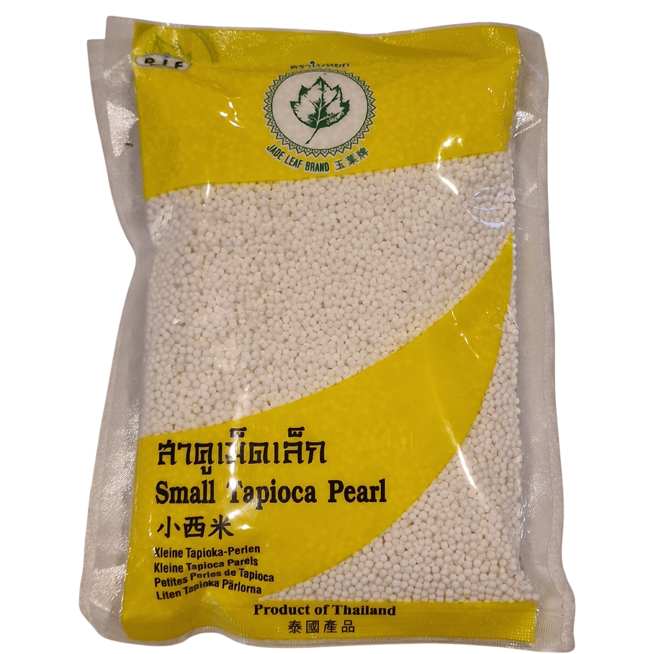 JADE LEAF BRAND  Tapioca Pearls White Small (400g.)
