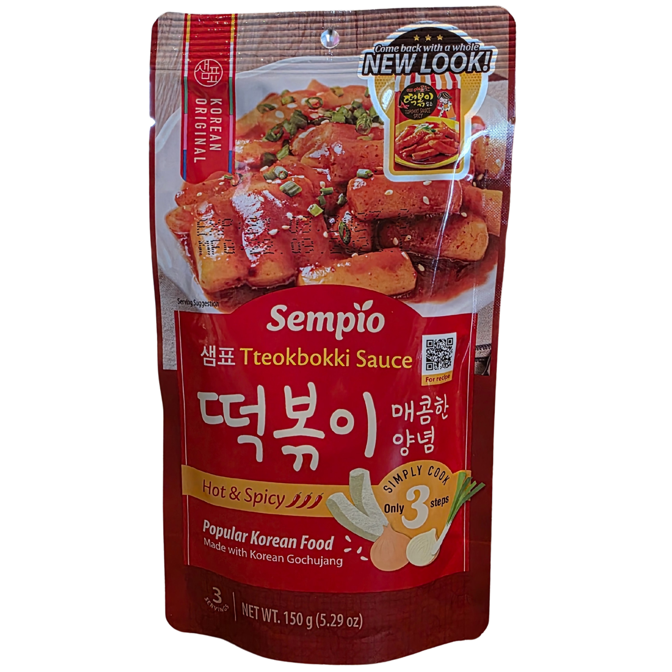 Tteokbokki Sauce Hot and Spicy SEMPIO (150g.)