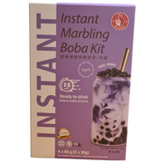 Instant Marbling Boba Kit Taro Flavor ( 4x 60g.( 2x30g.)